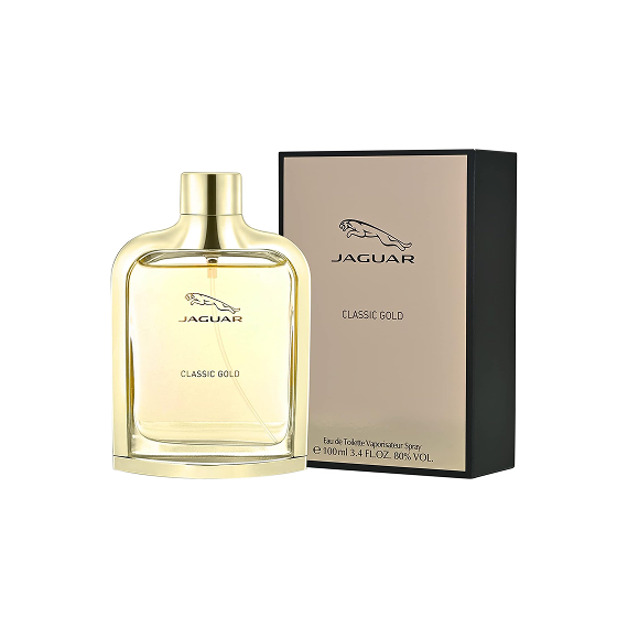 kika (71) Jaguar Classic Gold 100ML جاكوار كلاسيك قولد - Image 1